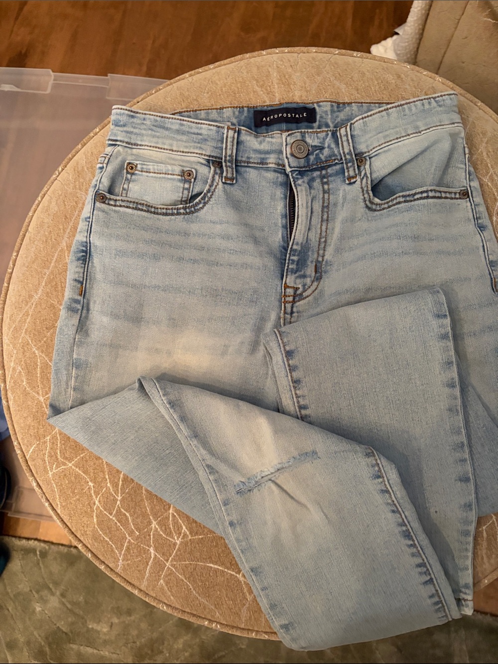 Aeropostale Women's Light Blue Skinny Jeans